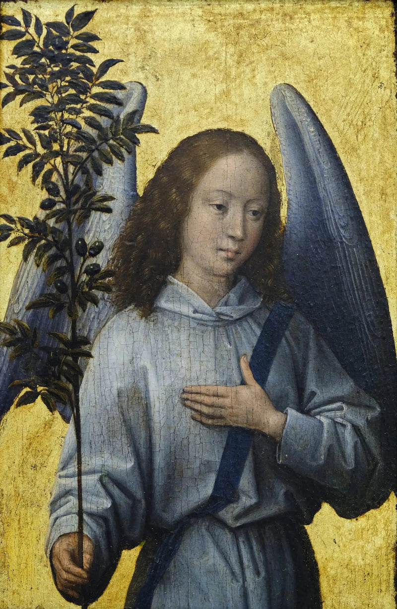 Ange hyresgäst ett olivkvist - Hans Memling