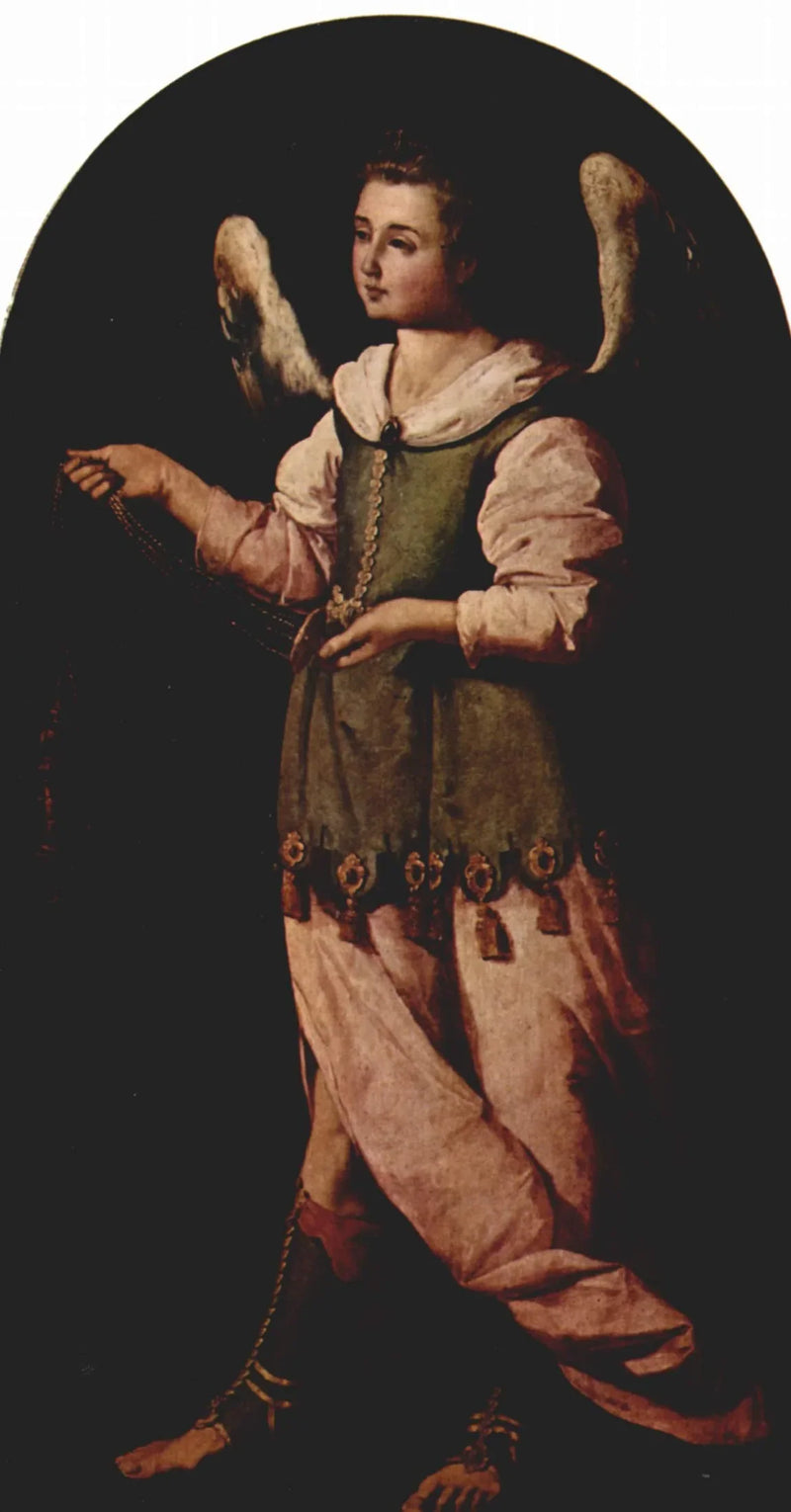 Ange bär ett rökelsekar - Francisco de Zurbarán