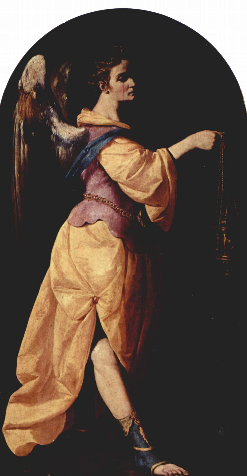 Ange bär ett rökelsekar - Francisco de Zurbarán