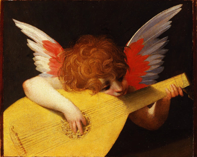 Angelot som spelar lut - Rosso Fiorentino