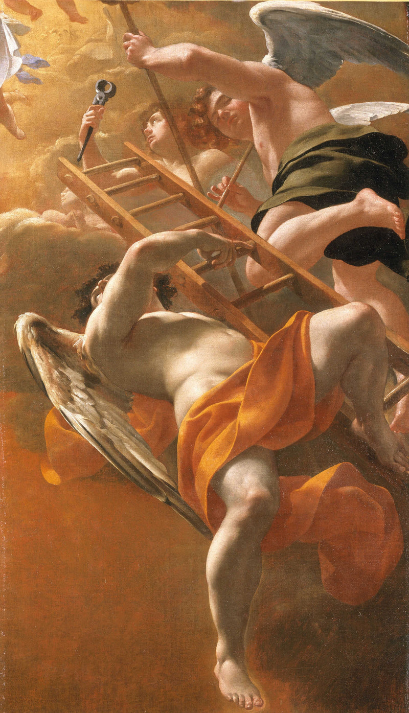 Änglar som bär Passionens instrument - Simon Vouet