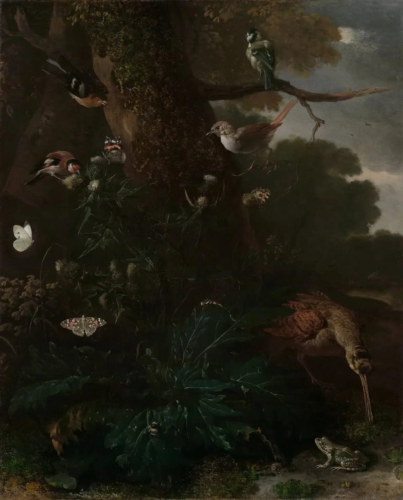Djur och växter från skogen - Melchior de Hondecoeter