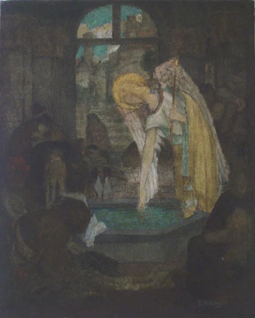 Anjo na cisterna - Eliseu Visconti