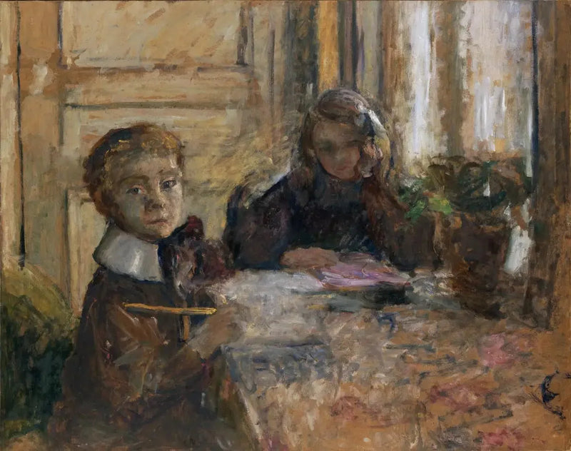 Annette och Jacques Roussel gör sin plikt - Édouard Vuillard