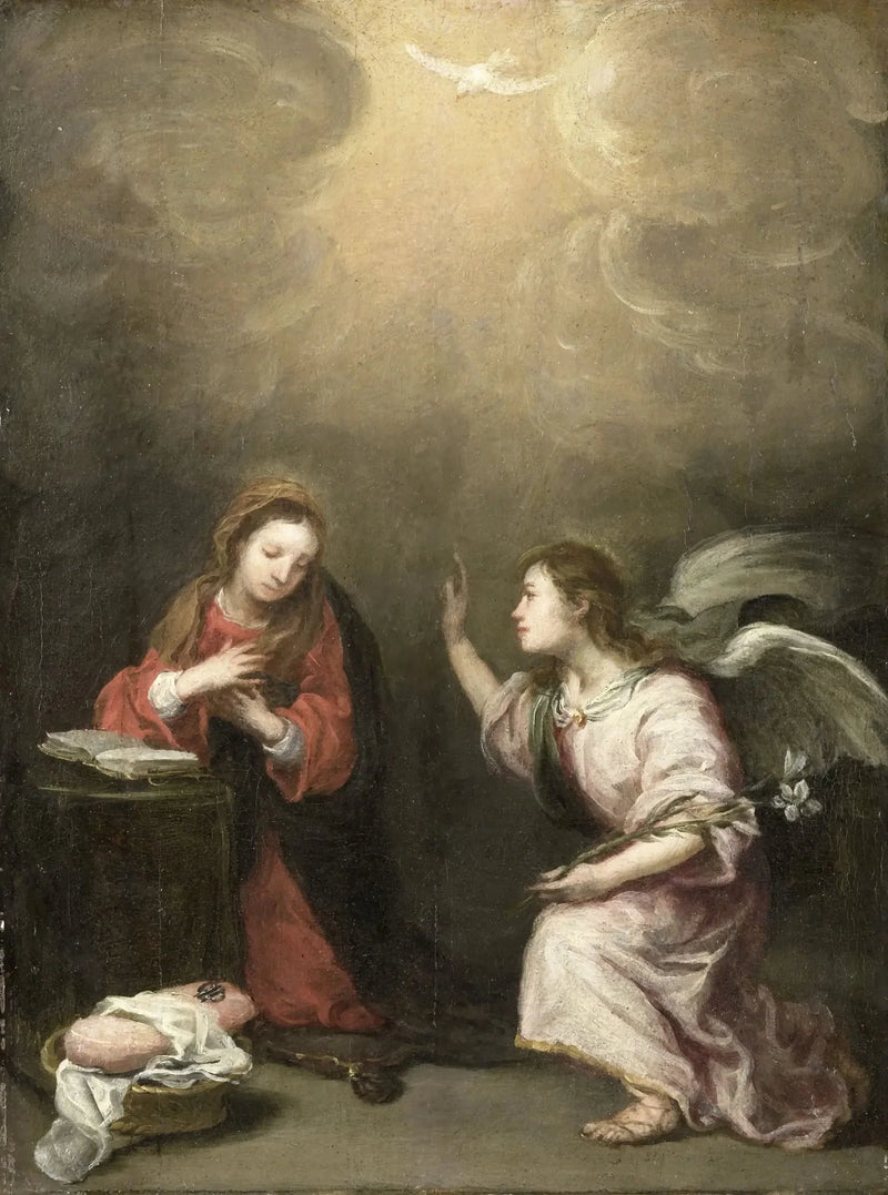 Uppenbarelse för Jungfru Maria - Bartolomé Esteban Murillo