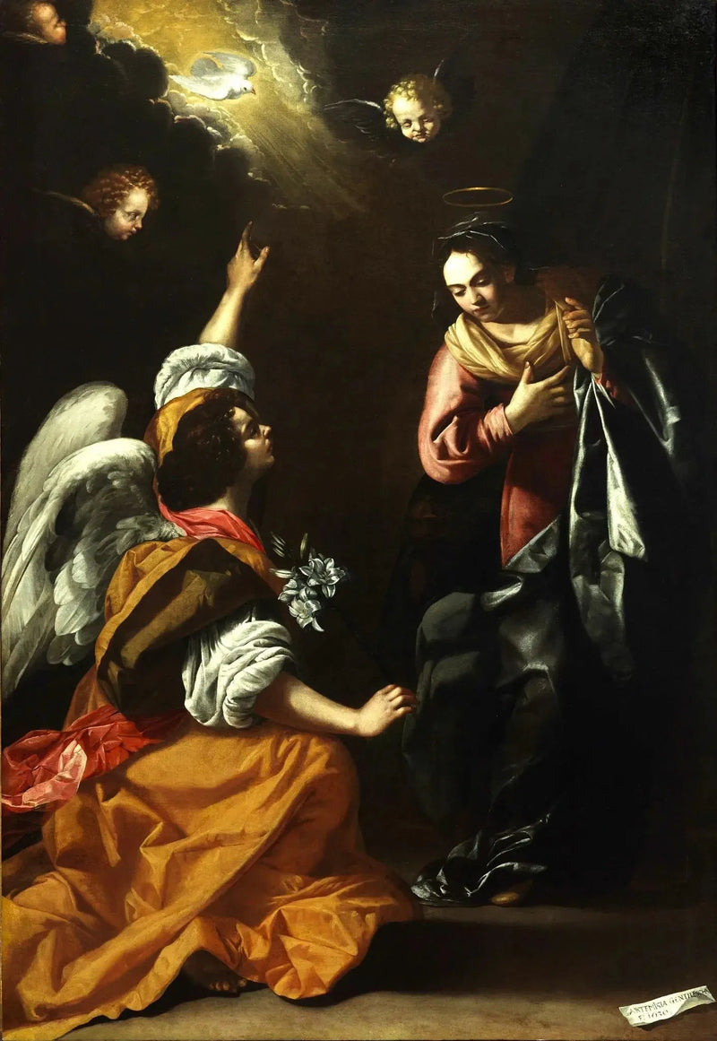 Annunciationen - Artemisia Gentileschi