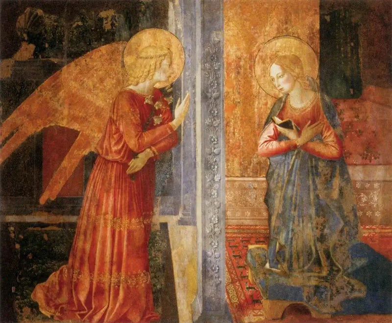 San Domenico-annonseringen - Benozzo Gozzoli