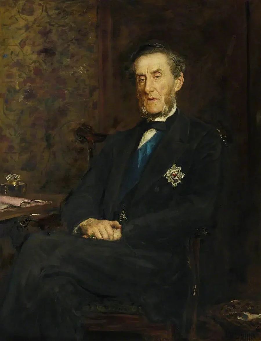 Anthony Ashley-Cooper (1801–1885), 7:e earl of Shaftesbury, ordförande för Bibelsällskapet - John Everett Millais