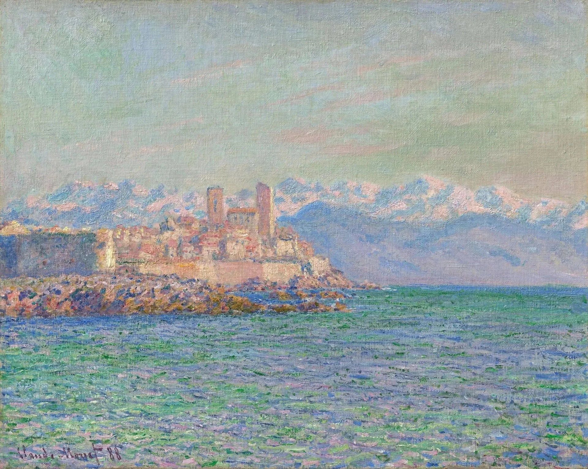 Antibes, le fort W1161a par Claude Monet