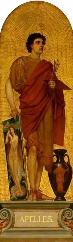 Apelle (projekt för en mosaik på Victoria and Albert Museum) - Edward Poynter