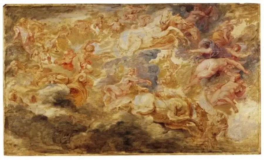 Apollon i solvagnen - Peter Paul Rubens