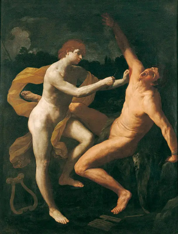 Apollon som skär av Marsyas - Guido Reni