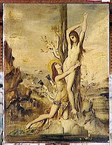 Apollon och Daphné - Gustave Moreau