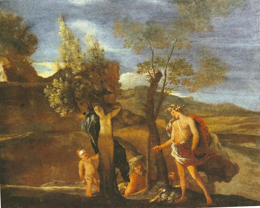 Apollon och Daphné - Nicolas Poussin