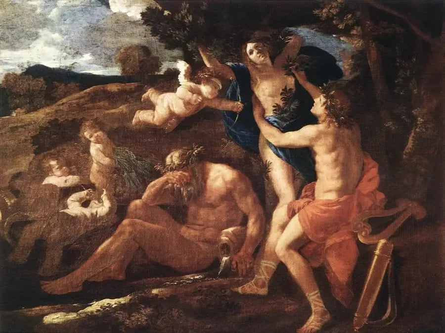 Apollon och Dafne - Nicolas Poussin