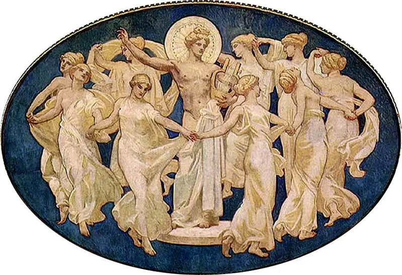 Apollon och Muserna - John Singer Sargent