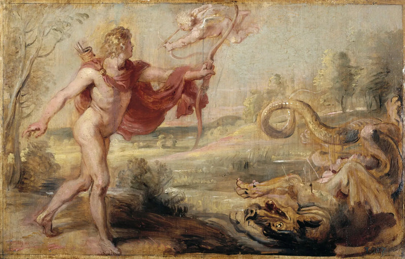 Apollon och Python - Peter Paul Rubens