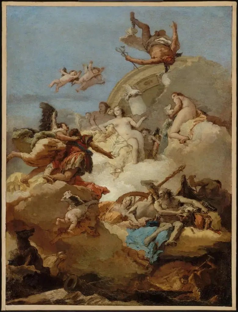 Apoteosen av Aeneas - Giovanni Battista Tiepolo