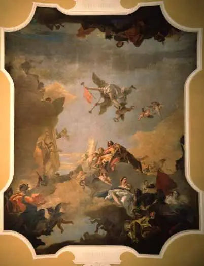 Angelos himmelsfärd av Angelo della Vecchia - Giovanni Battista Tiepolo