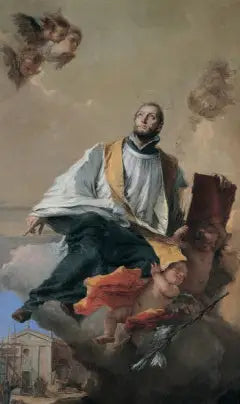 Apothéosen av helige Gaétan Thieme - Giovanni Battista Tiepolo