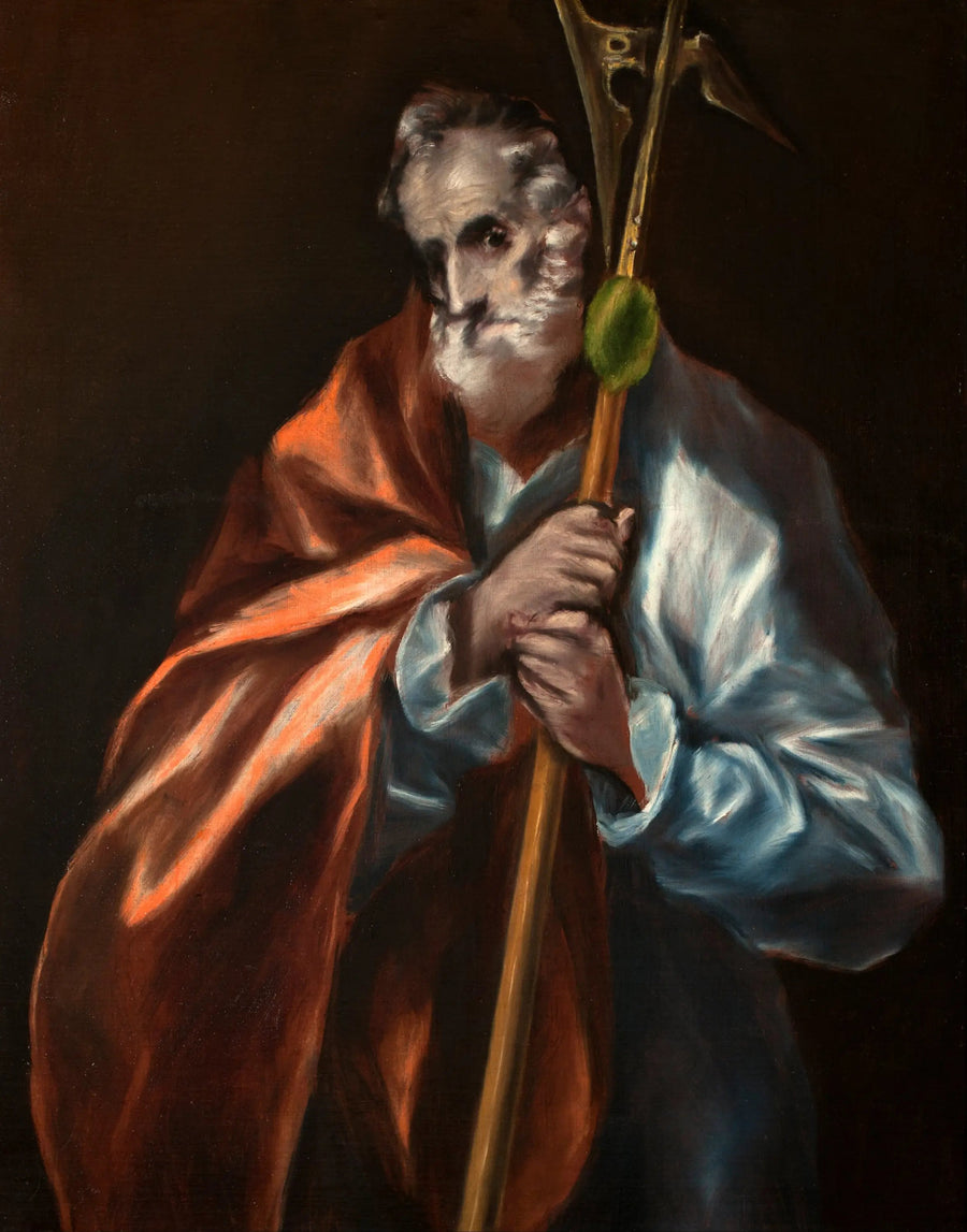Helgonaposteln Thaddäus (Judas) - El Greco