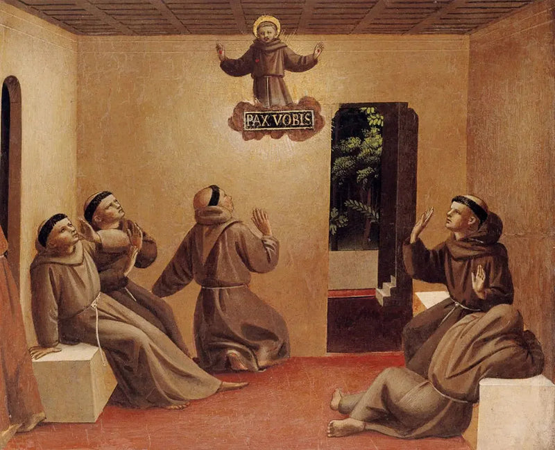 Uppenbarelsen av Saint François i Arles - Fra Angelico