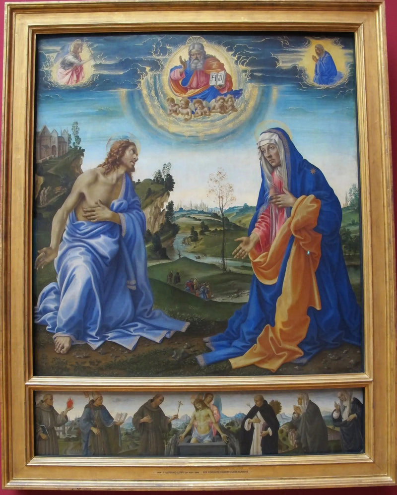 Uppenbarelsen av Kristus för Maria - Filippino Lippi
