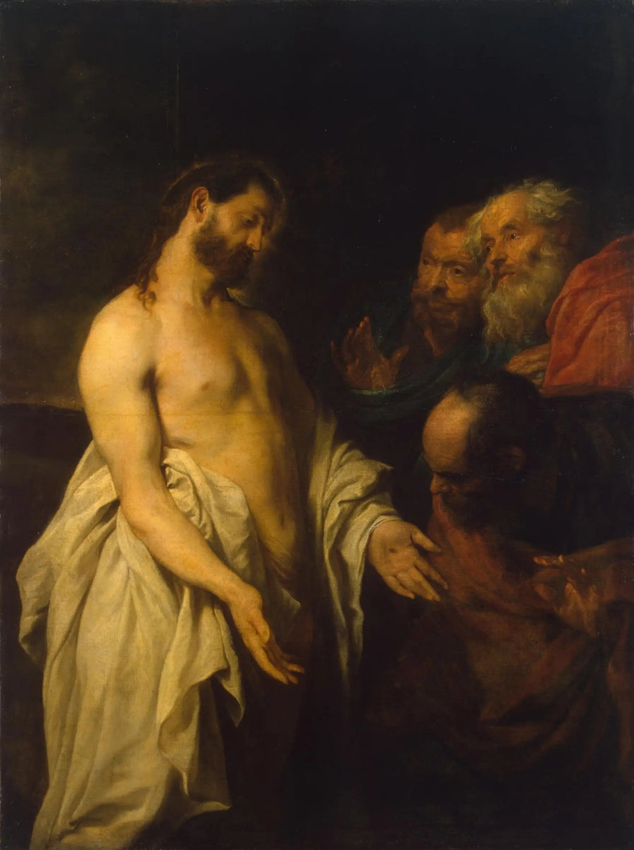 Kristi uppenbarelse för sina lärjungar - Antoine van Dyck
