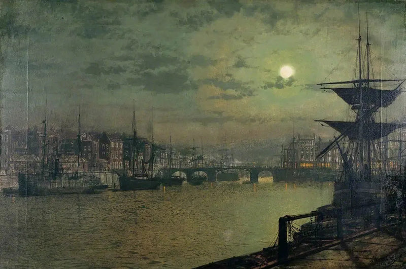 Fånga linjerna, Whitby - John Atkinson Grimshaw