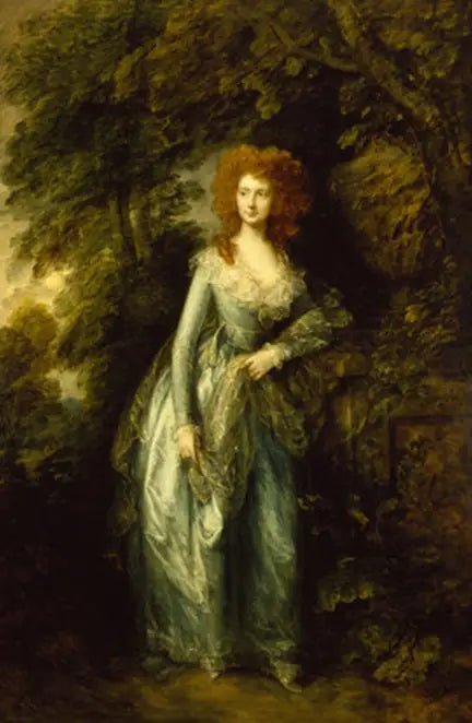 Kallas Lady Mary Bruce, hertiginna av Richmond (1740 - 1796), kanske Elizabeth White, fru Hartley (1751 - 1824) - Thomas Gainsborough