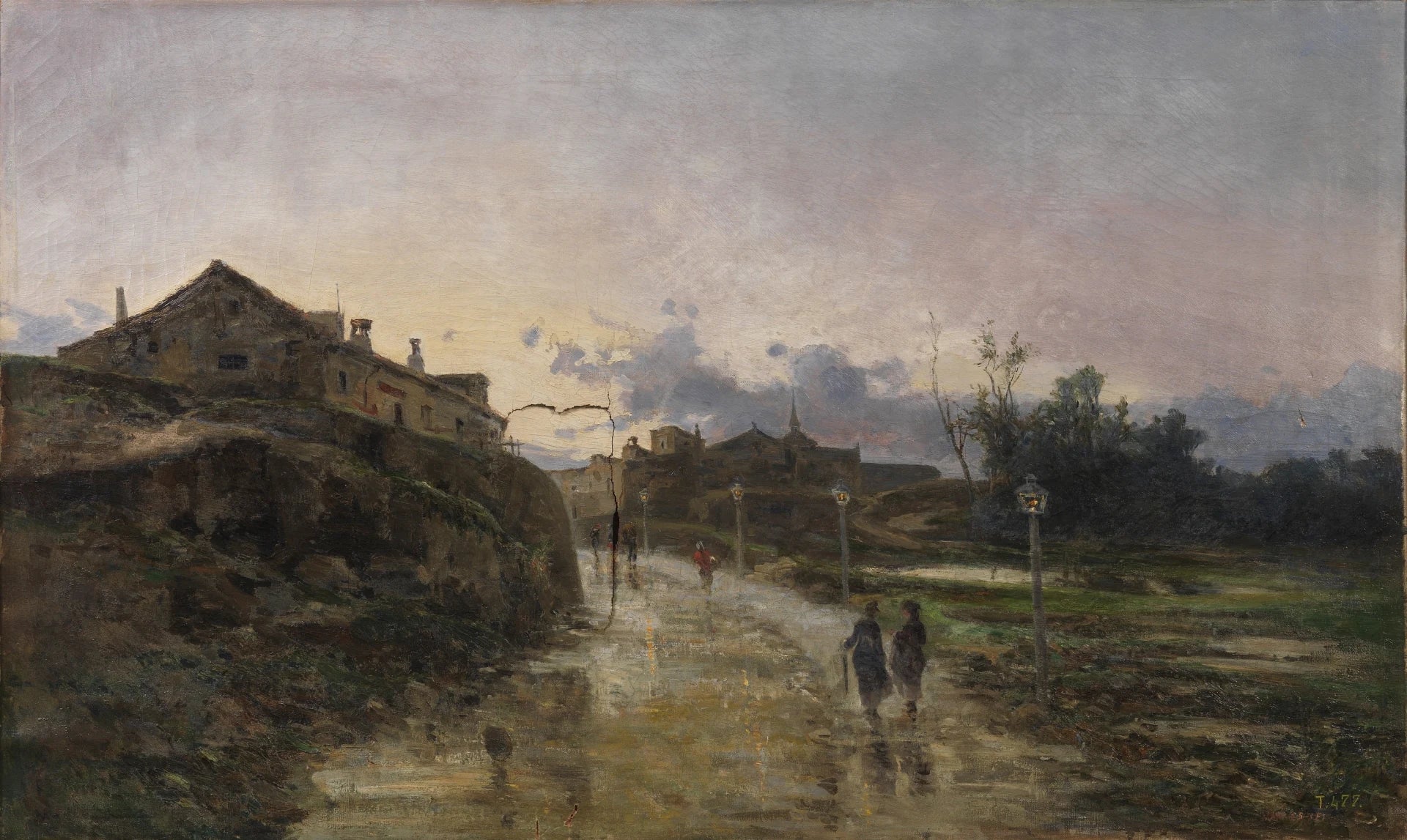 Après l'averse à Madrid - Cristóbal Férriz y Sicilia