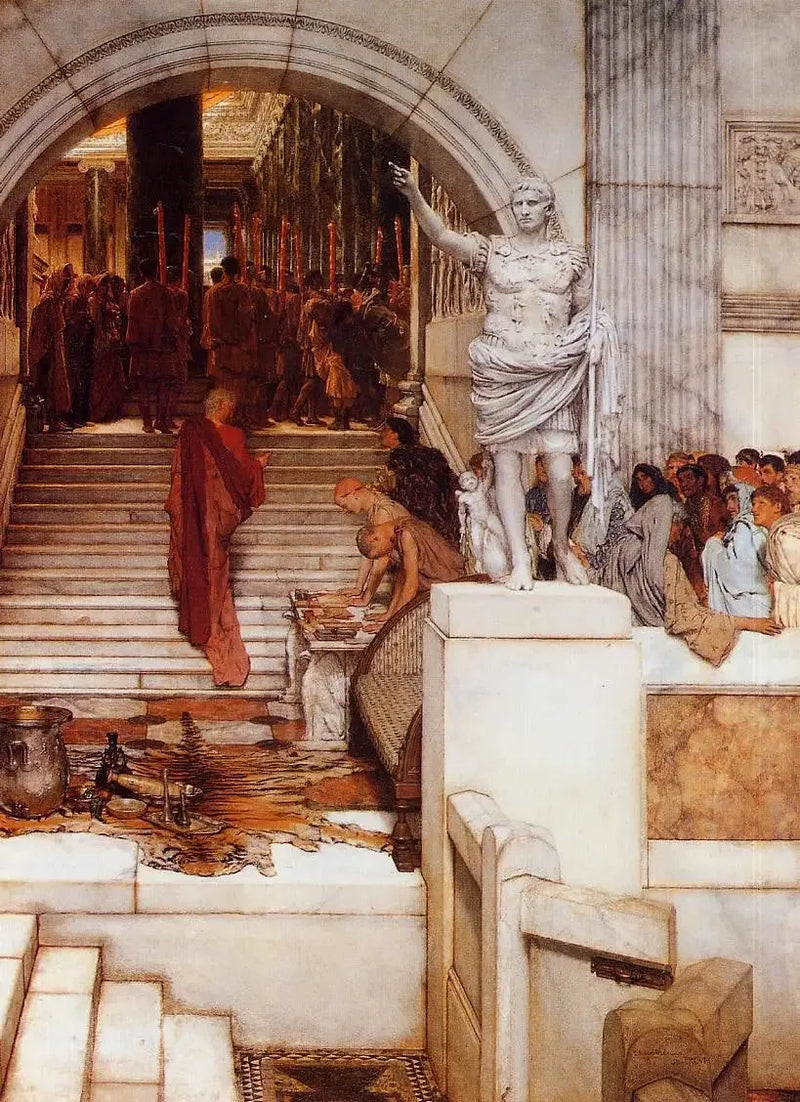 Efter förhandlingen - Lawrence Alma-Tadema