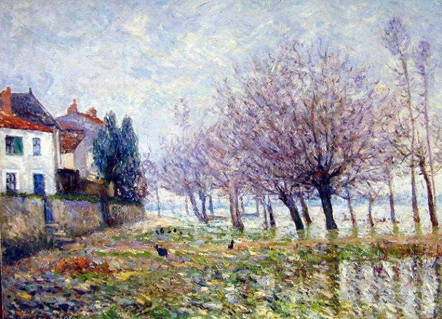 Efter översvämningen, Haute-Indre, Loire-Inférieure - Maxime Maufra