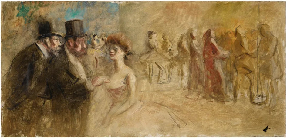 Après la danse - Jean-Louis Forain image 1 copie de tableau peinte à la main