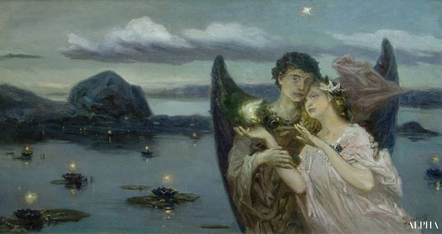 After Death - Wilhelm Kotarbiński Reproductions of Paintings in Oil