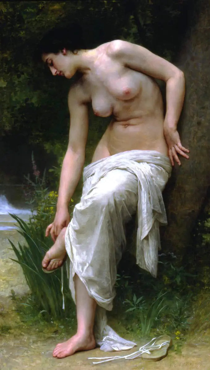 Efter badet - Bouguereau