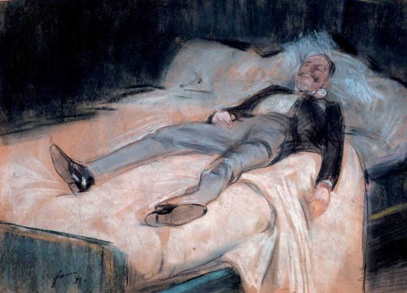 Efter balen, festdeltagaren - Jean-Louis Forain