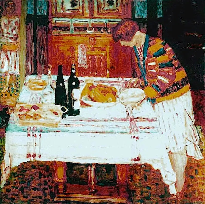 Efter måltiden - Pierre Bonnard