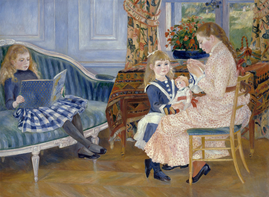 Barnens eftermiddag i Wargemont - Pierre-Auguste Renoir