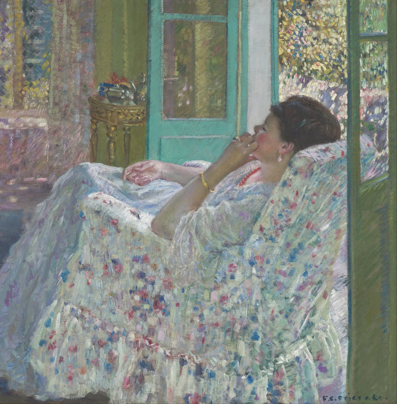 Eftermiddag - Gula rummet - Frederick Carl Frieseke