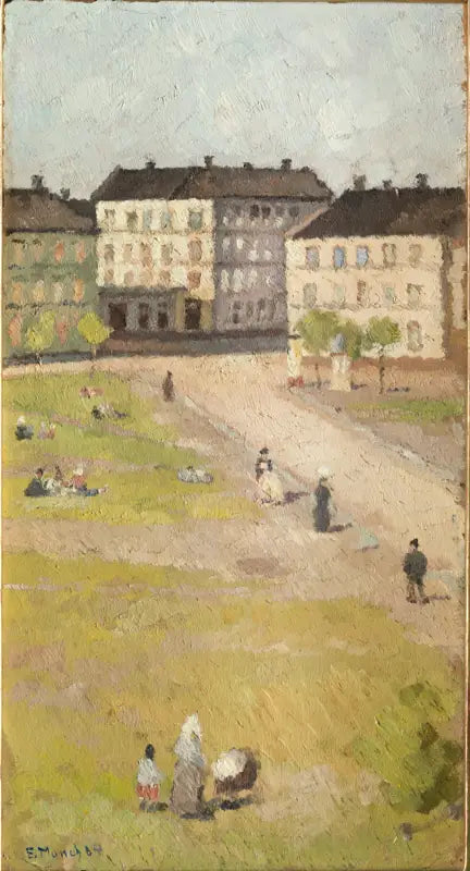 Eftermiddag på Olaf Rye-torget - Edvard Munch