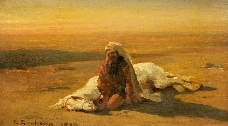 Arab och en död häst - Rosa Bonheur