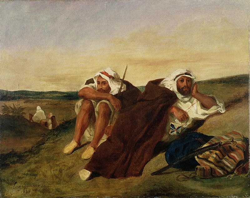 Arabes från Oran - Eugène Delacroix
