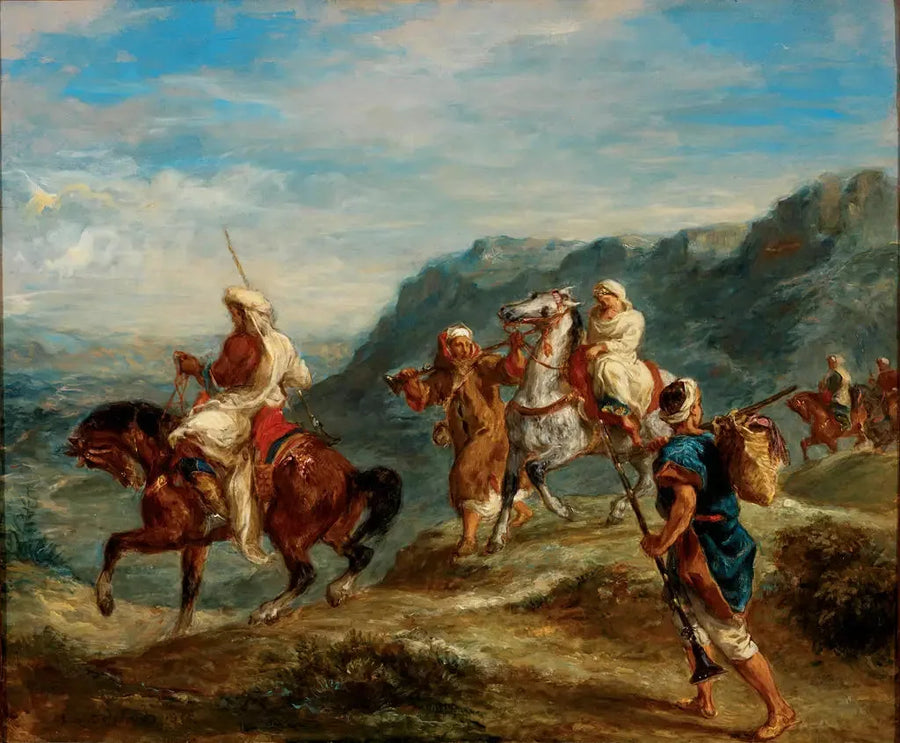 Araber på resa - Eugène Delacroix