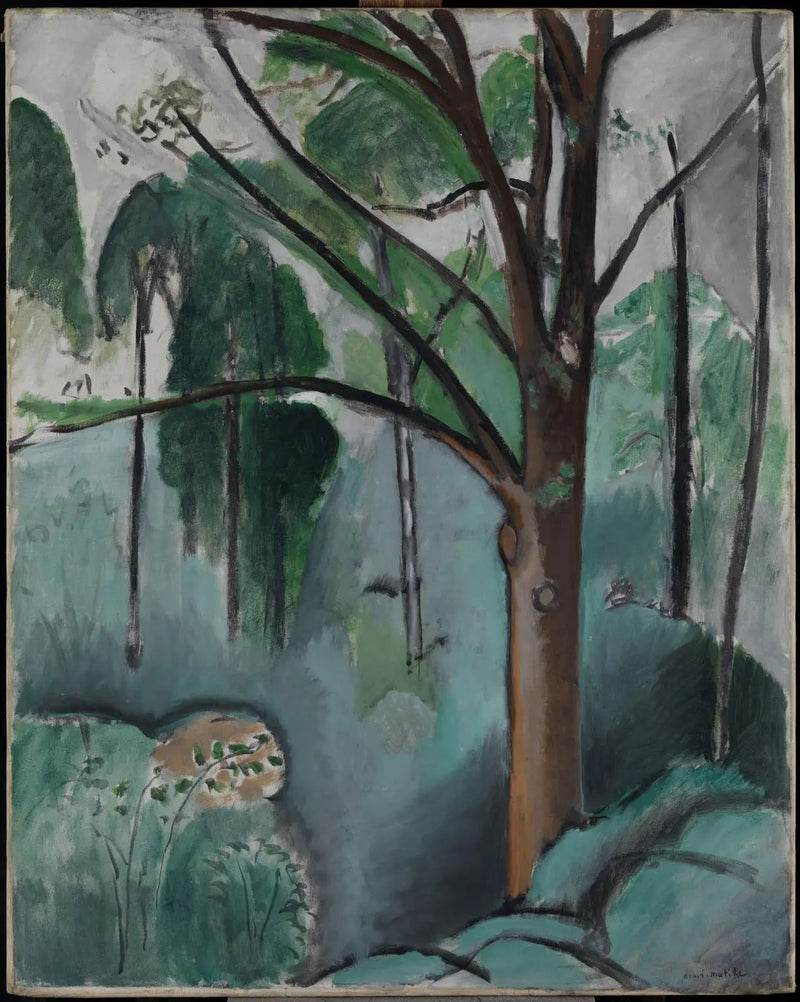 Träd nära Trivaux-dammen - Henri Matisse