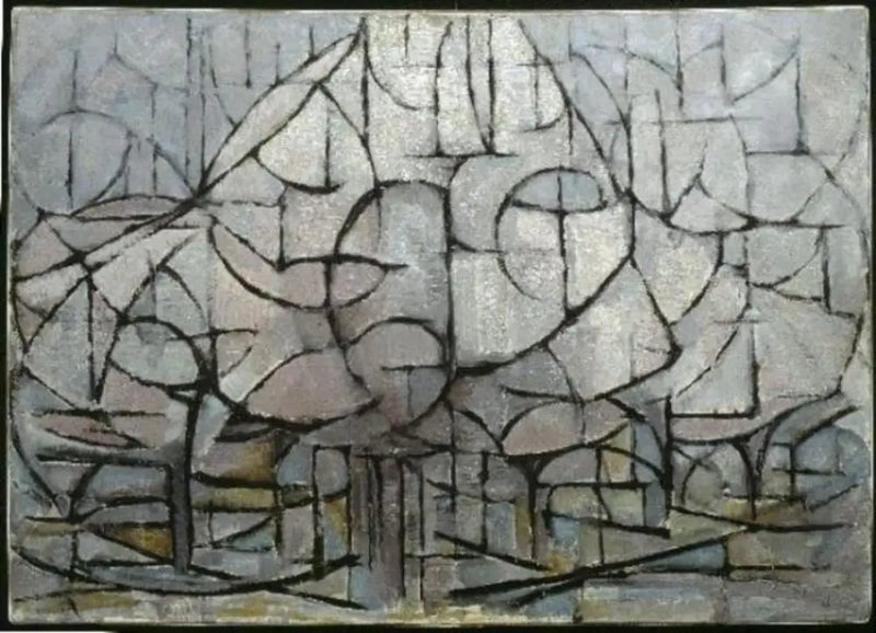 Blommande träd - Piet Mondrian