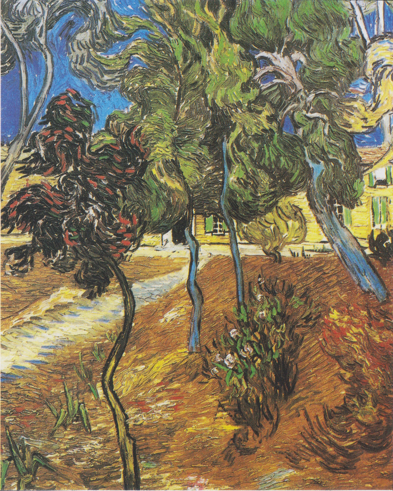 Träd i trädgården vid Saint-Paul-sjukhuset - Vincent van Gogh