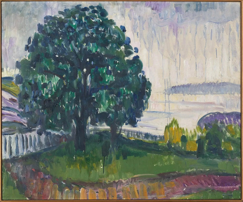 Träd nära havet - Edvard Munch