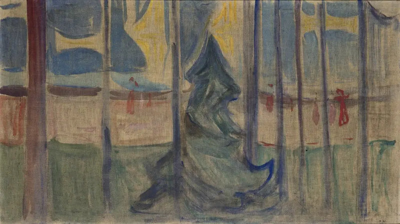 Träd nära havet (Frise Reinhardt) - Edvard Munch