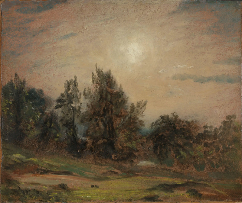 Träd på Hampstead Heath - John Constable